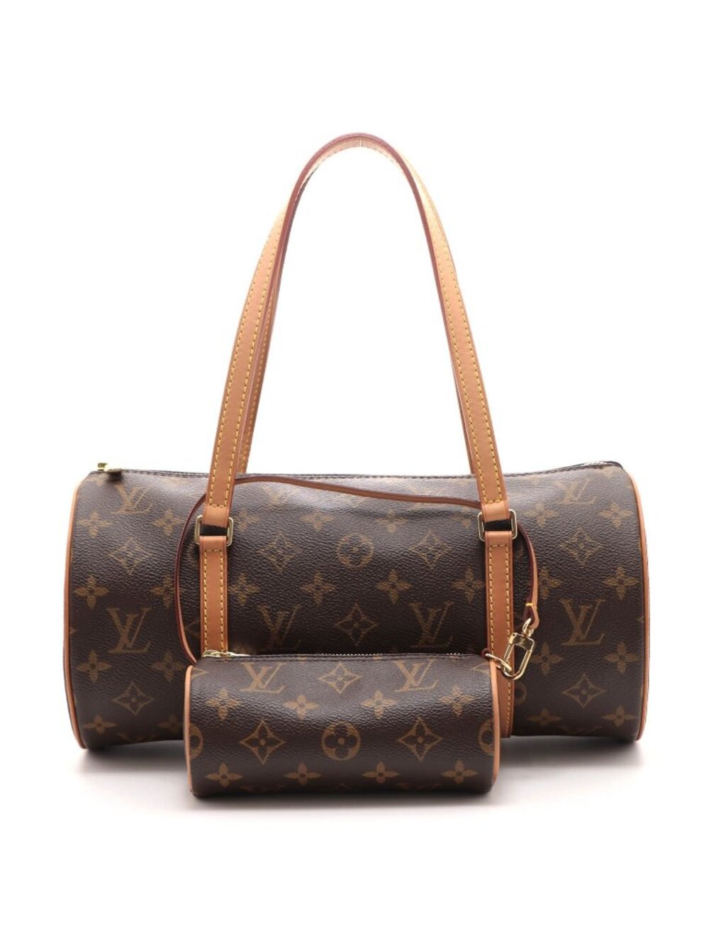Louis Vuitton Papillon GM Monogram Shoulder Bag Canvas